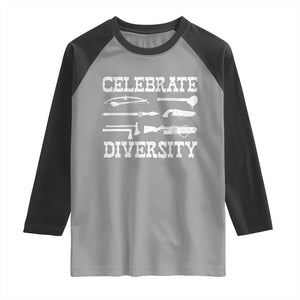 Native American Weapon Celebrate Diversity Raglan Shirt Indigenous Pride TS11 Sport Gray Black Print Your Wear