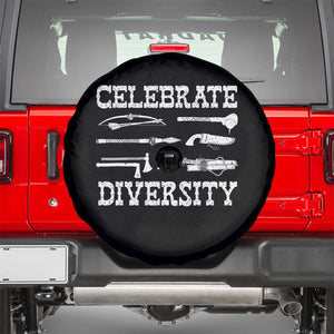 Native American Weapon Celebrate Diversity Spare Tire Cover Indigenous Pride TS11 Black Print Your Wear