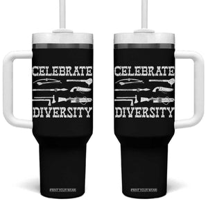 Native American Weapon Celebrate Diversity Tumbler With Handle Indigenous Pride TS11 One Size: 40 oz Black Print Your Wear