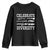 Native American Weapon Celebrate Diversity Youth Sweatshirt Indigenous Pride TS11 Black Print Your Wear