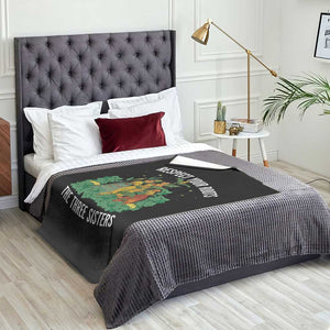 Three Sisters Respect Your Roots Throw Blanket Native American Heritage History Month TS11 Print Your Wear