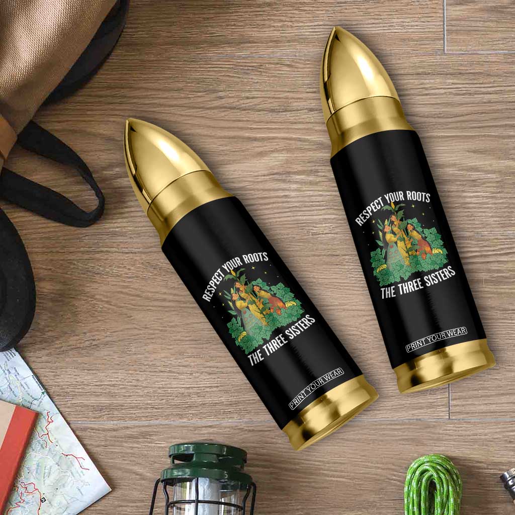 Three Sisters Respect Your Roots Bullet Tumbler Native American Heritage History Month TS11 Print Your Wear