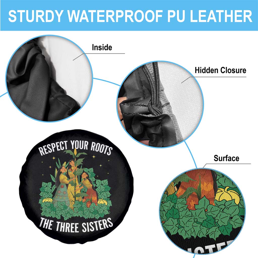 Three Sisters Respect Your Roots Spare Tire Cover Native American Heritage History Month TS11 Print Your Wear