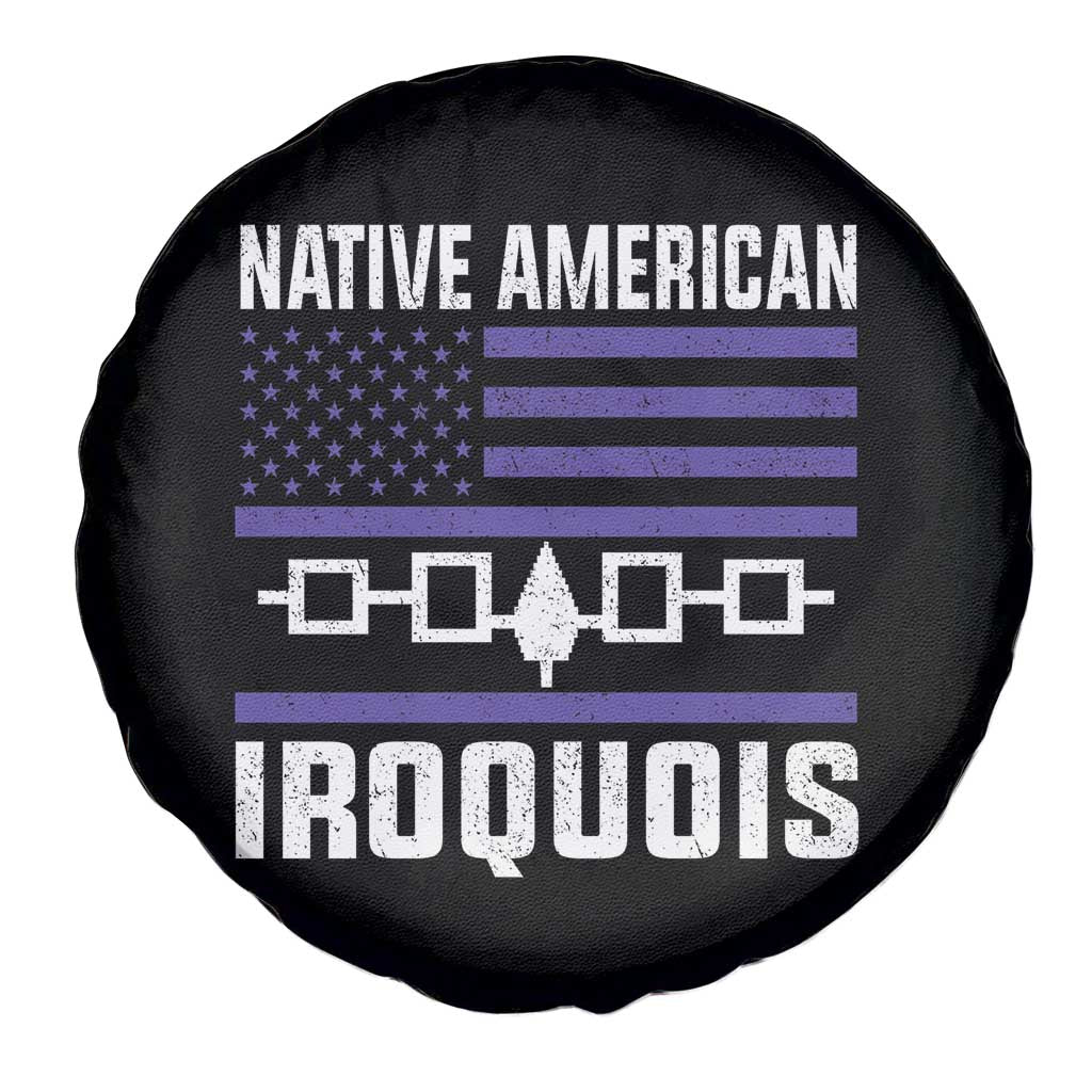 Native American Iroquois Spare Tire Cover Haudenosaunee Nation Vintage USA Flag TS11 Print Your Wear