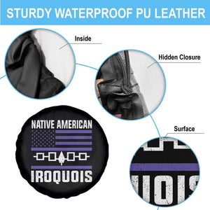 Native American Iroquois Spare Tire Cover Haudenosaunee Nation Vintage USA Flag TS11 Print Your Wear