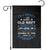 I Am A Grumpy Old Navy Veteran My Level Of Sarcasm Depends On Your Level Of Stupidity Garden Flag TS11 Black Print Your Wear