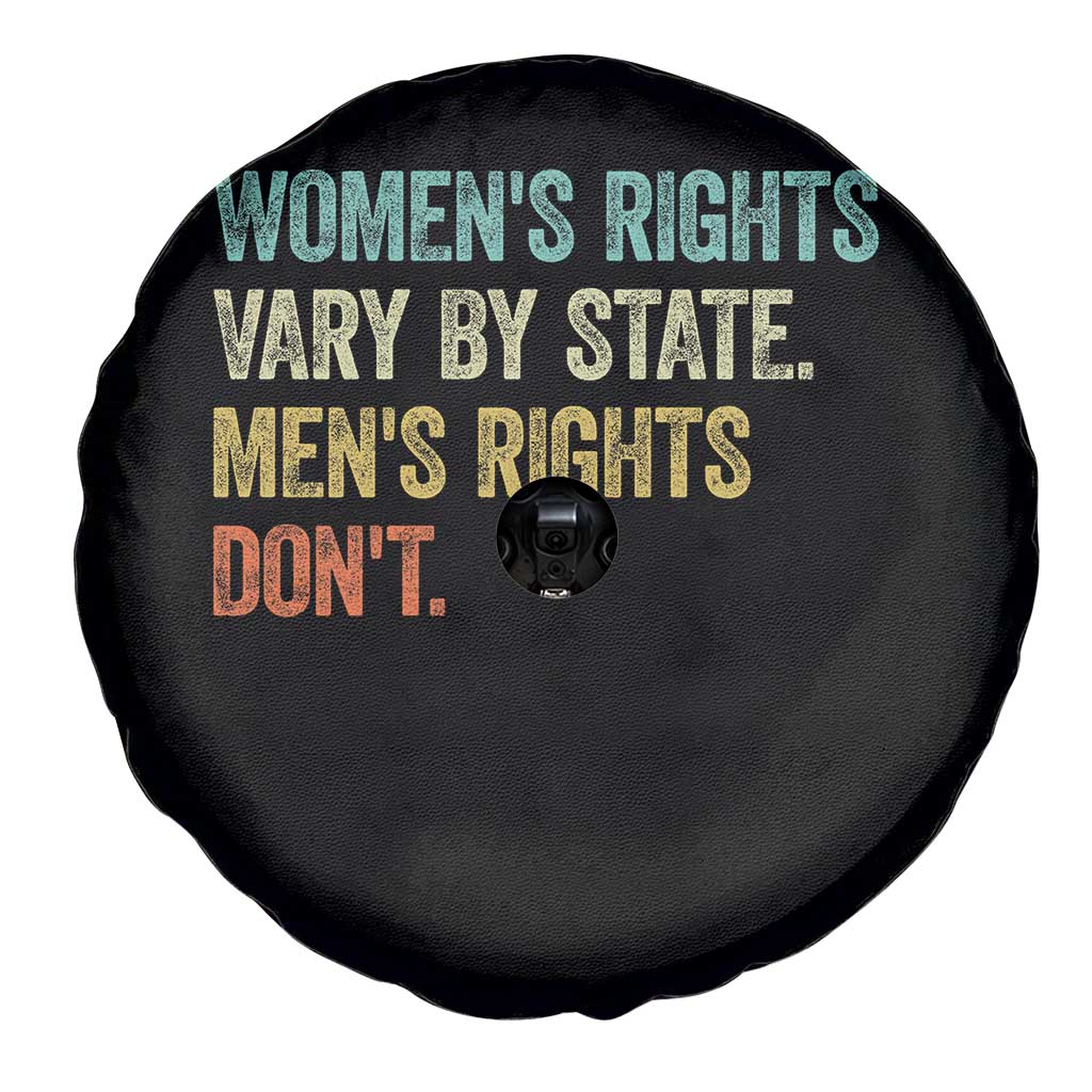 Women's Rights Vary By State Men Rights Don't Feminist Retro Spare Tire Cover