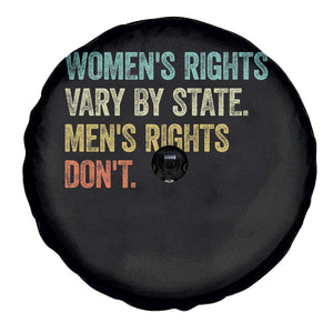 Women's Rights Vary By State Men Rights Don't Feminist Retro Spare Tire Cover