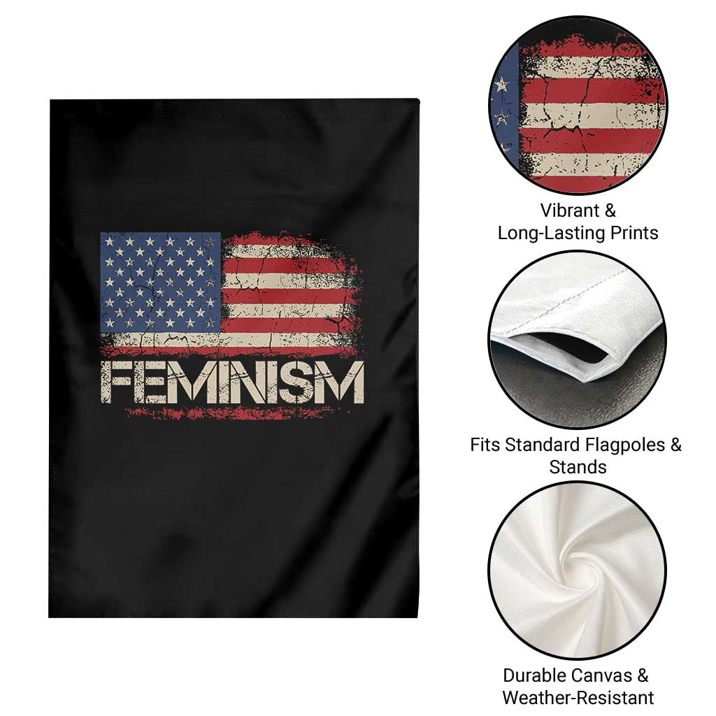 Feminism Feminist American Flag Garden Flag Patriotic Womens Rights
