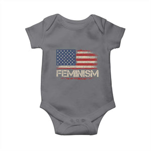 Feminism Feminist American Flag Baby Onesie Patriotic Womens Rights
