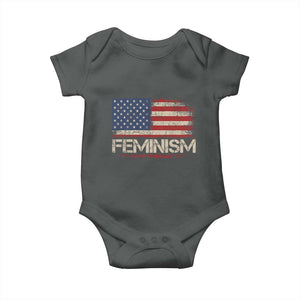 Feminism Feminist American Flag Baby Onesie Patriotic Womens Rights
