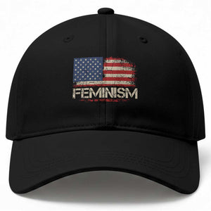 Feminism Feminist American Flag Baseball Cap Patriotic Womens Rights