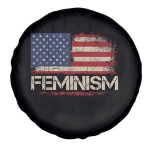 Feminism Feminist American Flag Spare Tire Cover Patriotic Womens Rights