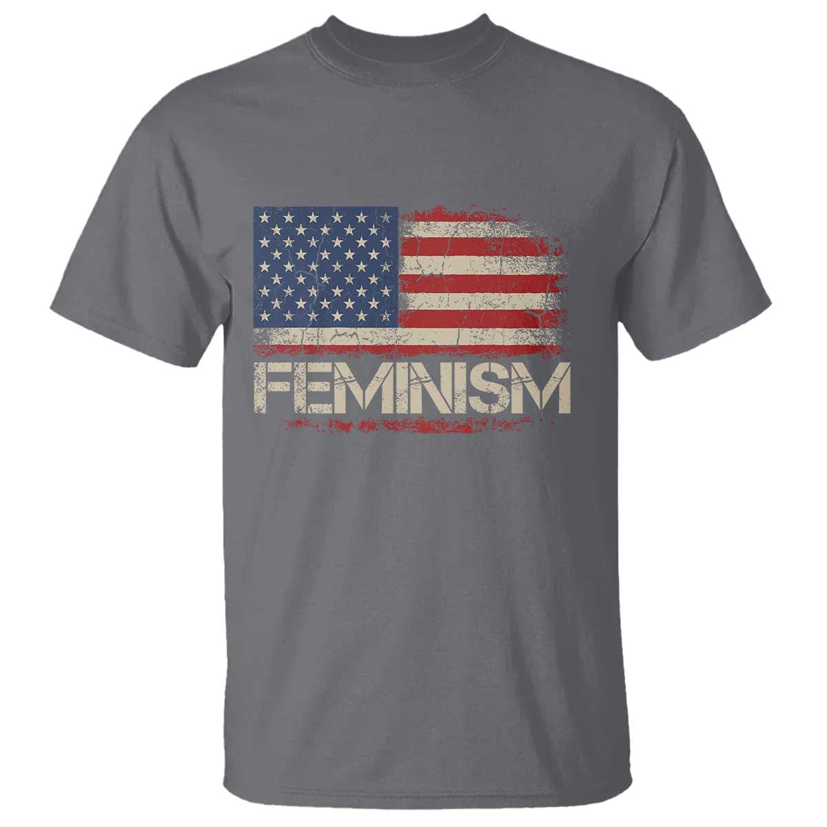 Feminism Feminist American Flag T Shirt Patriotic Womens Rights