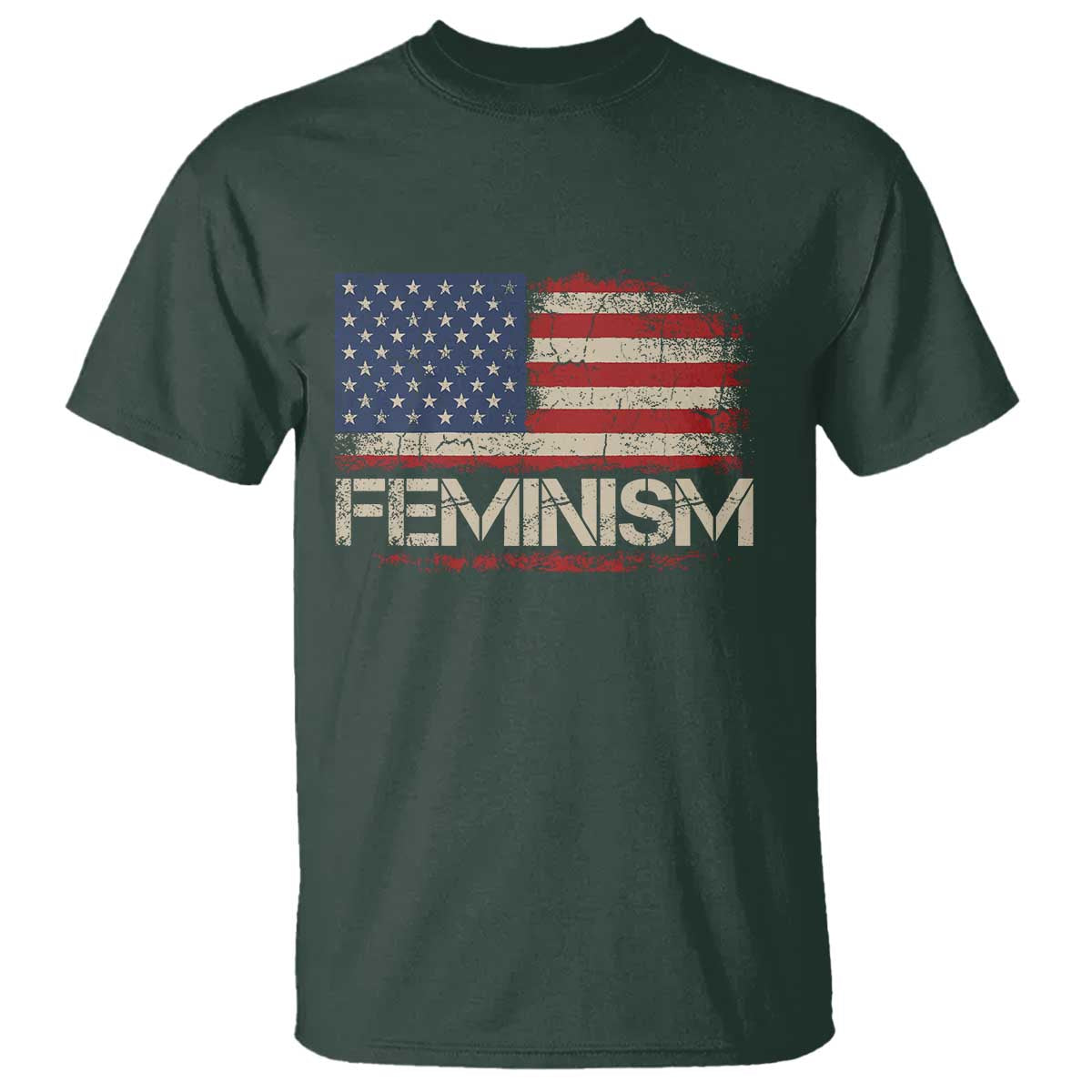 Feminism Feminist American Flag T Shirt Patriotic Womens Rights