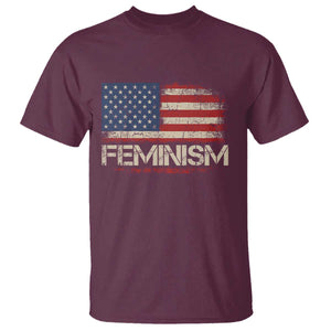 Feminism Feminist American Flag T Shirt Patriotic Womens Rights