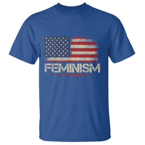 Feminism Feminist American Flag T Shirt Patriotic Womens Rights