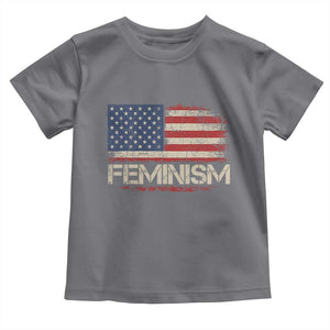 Feminism Feminist American Flag Toddler T Shirt Patriotic Womens Rights