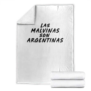 Las Malvinas Son Argentinas Throw Blanket Political Statement