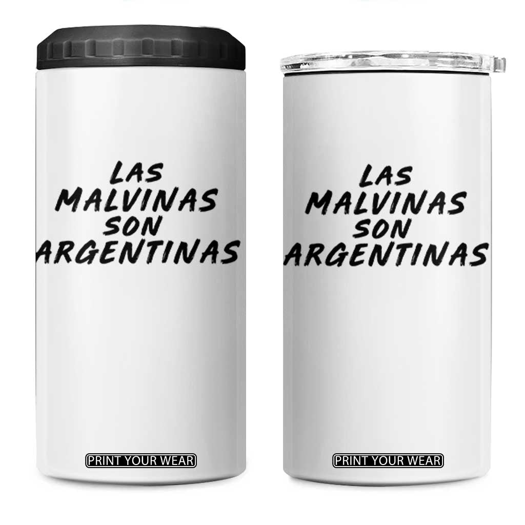 Las Malvinas Son Argentinas 4 in 1 Can Cooler Tumbler Political Statement