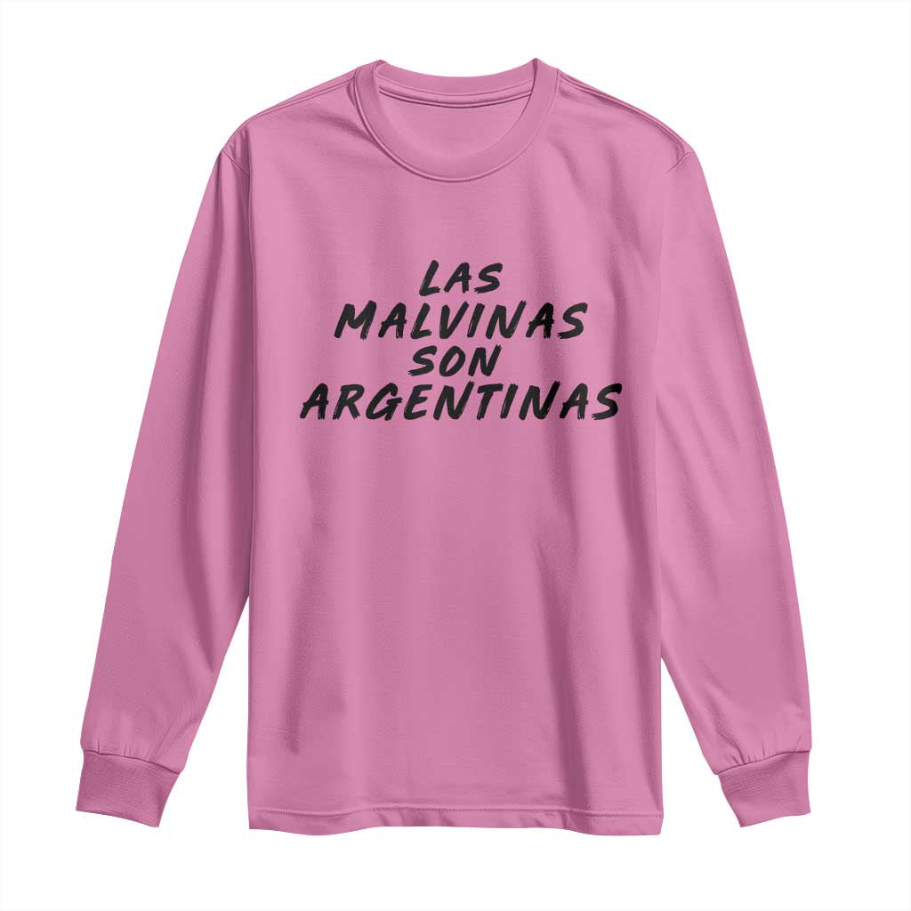 Las Malvinas Son Argentinas Long Sleeve Shirt Political Statement