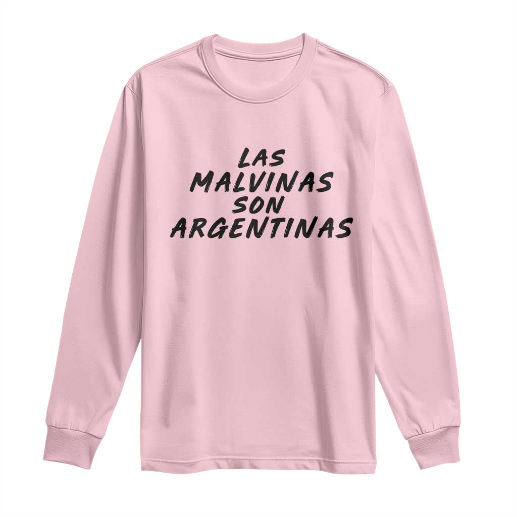 Las Malvinas Son Argentinas Long Sleeve Shirt Political Statement