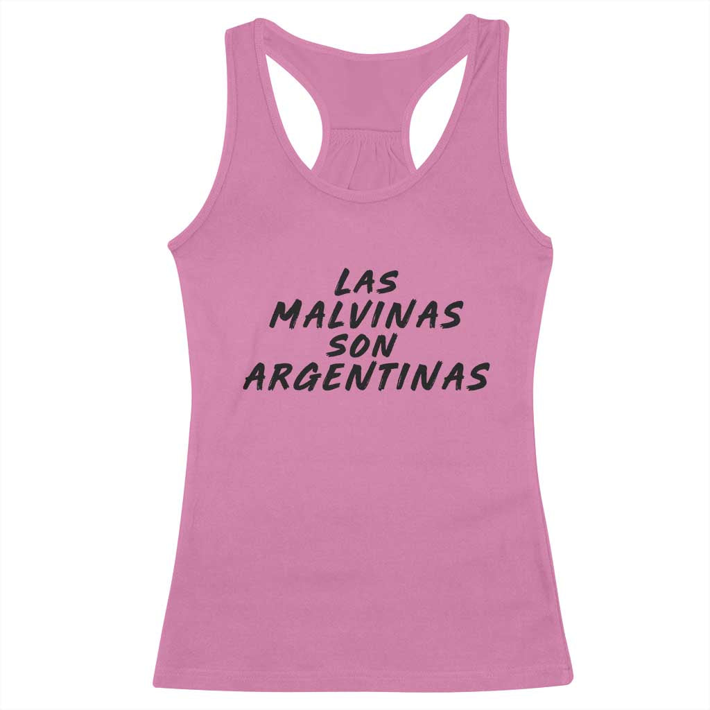 Las Malvinas Son Argentinas Racerback Tank Top Political Statement
