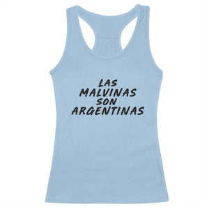 Las Malvinas Son Argentinas Racerback Tank Top Political Statement