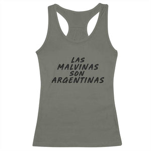 Las Malvinas Son Argentinas Racerback Tank Top Political Statement