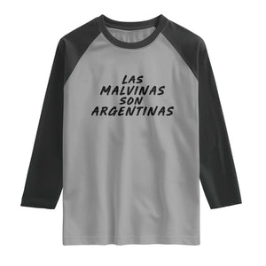 Las Malvinas Son Argentinas Raglan Shirt Political Statement