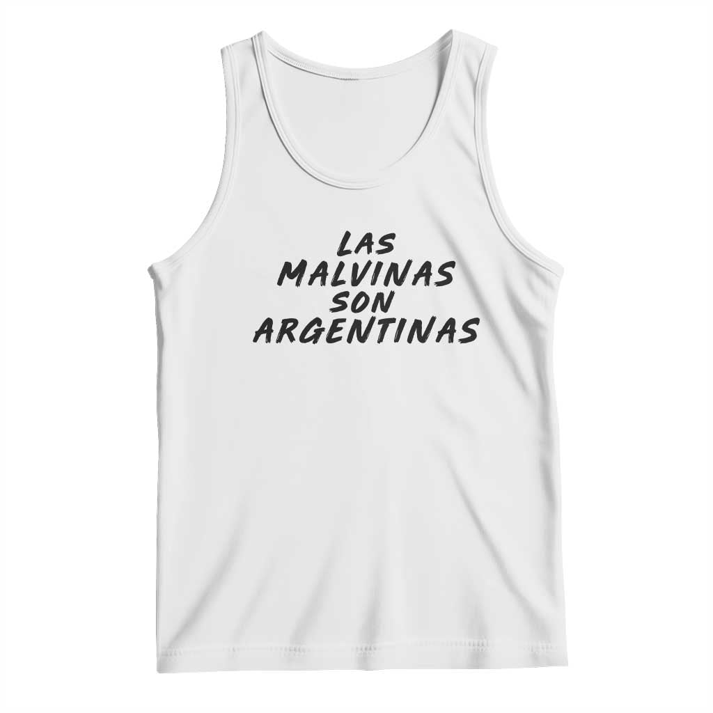 Las Malvinas Son Argentinas Tank Top Political Statement TS11 White Print Your Wear