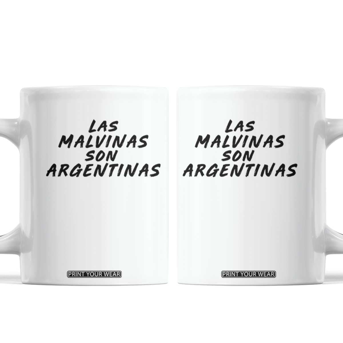 Las Malvinas Son Argentinas Coffee Mug Political Statement TS11 White Print Your Wear