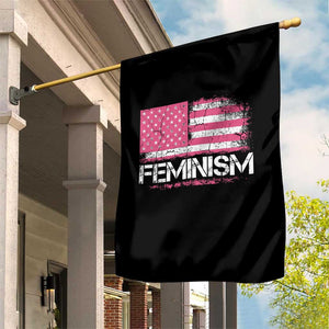 Feminism Feminist Pink American Flag Garden Flag Patriotic Womens Rights