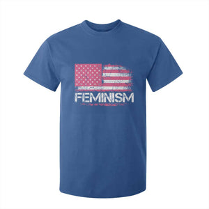 Feminism Feminist Pink American Flag T Shirt For Kid Patriotic Womens Rights