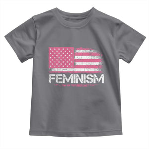 Feminism Feminist Pink American Flag Toddler T Shirt Patriotic Womens Rights