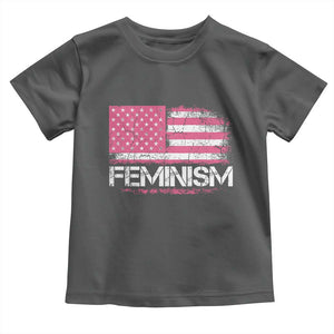 Feminism Feminist Pink American Flag Toddler T Shirt Patriotic Womens Rights