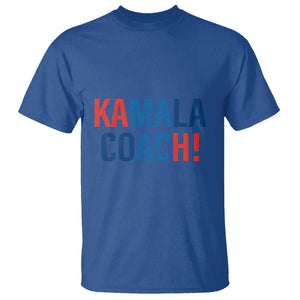 Harris Walz T Shirt Kamala Coach 2024 Presidential Election TS11 Royal Blue Print Your Wear