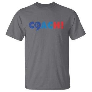 Funny Harris Walz Supporter T Shirt Kamala And The Coach Comma La 2024 TS11 Charcoal Print Your Wear