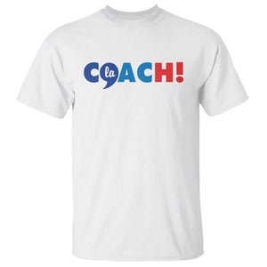 Funny Harris Walz Supporter T Shirt Kamala And The Coach Comma La 2024 TS11 White Print Your Wear