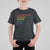 Harris Walz Supporter T Shirt For Kid Prosecutor Kamala Coach Walz 2024 Star LGBT Rainbow Flag TS11 Black Print Your Wear