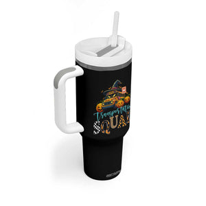 Halloween School Bus Driver Tumbler With Handle Transportation Squad Pumpkin Witch TS11 Print Your Wear