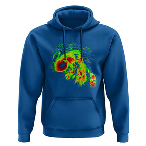 Hurricane Helene Hoodie Meteorologist Weather Radar Image Storm Chasing TS11 Royal Blue Print Your Wear