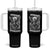 Saint Michael Protect Us In Battle Tumbler With Handle American Flag Catholic Christian Faith TS11 One Size: 40 oz Black Print Your Wear
