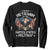 Proud Veteran Of The Military Sweatshirt Veteran's Day Eagle American Flag TS11 Black Print Your Wear