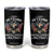Proud Veteran Of The Military Tumbler Cup Veteran's Day Eagle American Flag TS11 Black Print Your Wear