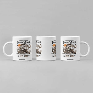 I Am Not Always A Train Wreck Just Kidding Toot Toot Coffee Mug Funny Thanksgiving Turkey TS11 Print Your Wear