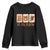 Tis The Season Fall Thanksgiving Youth Sweatshirt American Football Pumpkin Postage Stamps TS11 Black Print Your Wear