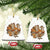 Thanksgiving Vintage Patchwork Gobble Turkey Ceramic Ornament TS11 Print Your Wear