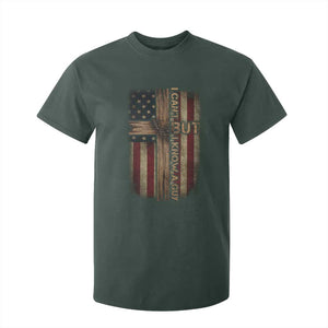 I Cant But I Know A Guy T Shirt For Kid Funny Christian Jesus Cross TS11 Dark Forest Green Print Your Wear