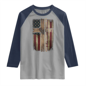 I Cant But I Know A Guy Raglan Shirt Funny Christian Jesus Cross TS11 Sport Gray Navy Print Your Wear